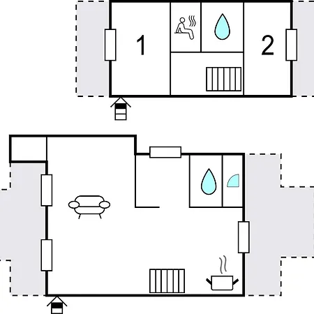 Cozy In Rechlin With Sauna *